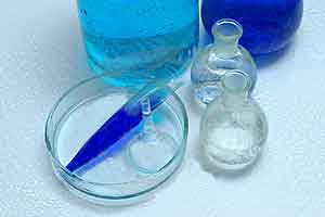 group of flasks
